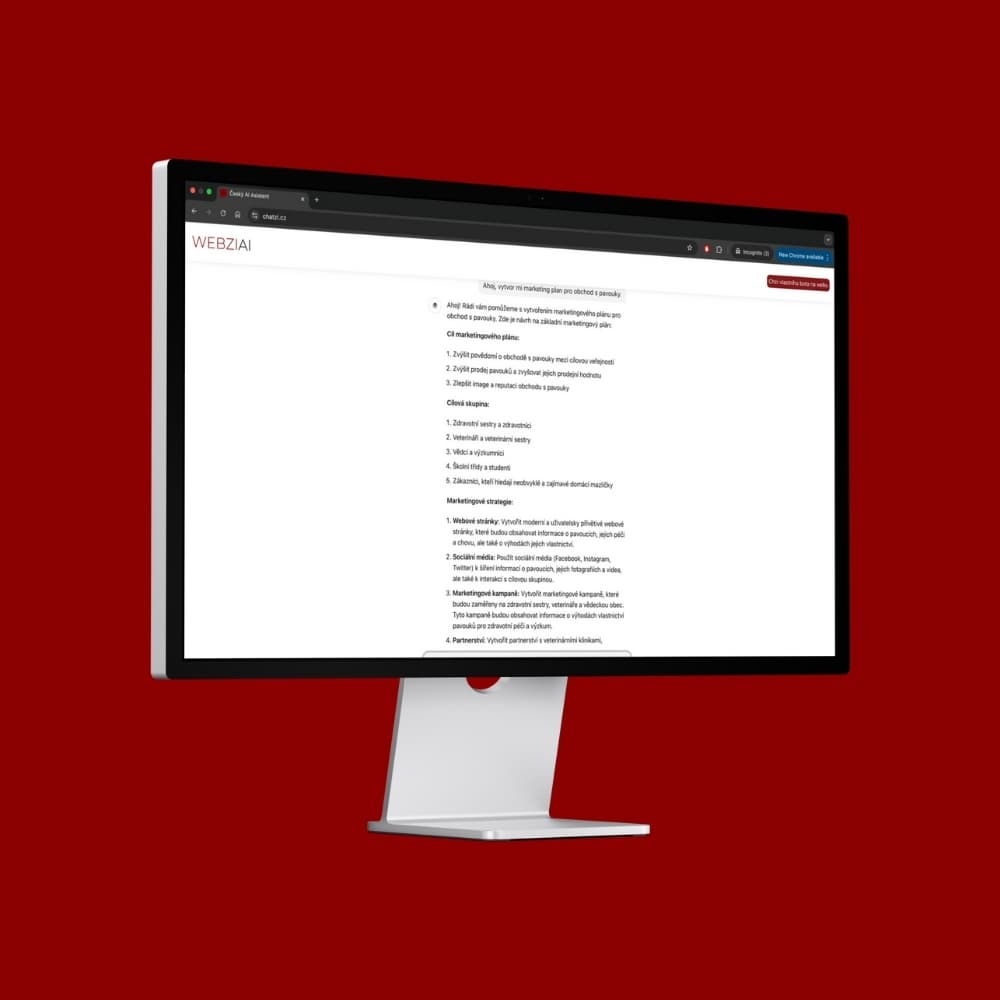 AI Asistent Chatzi na desktopu
