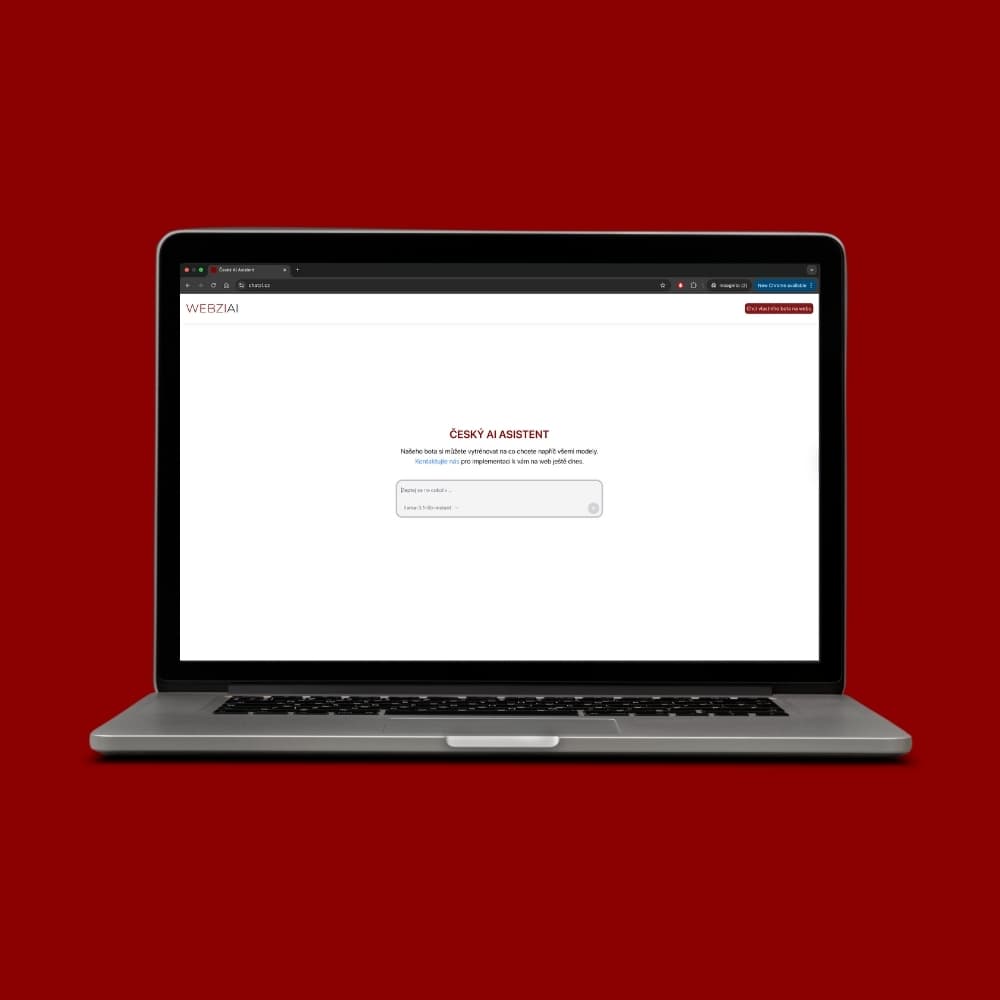 AI Asistent Chatzi na MacBooku