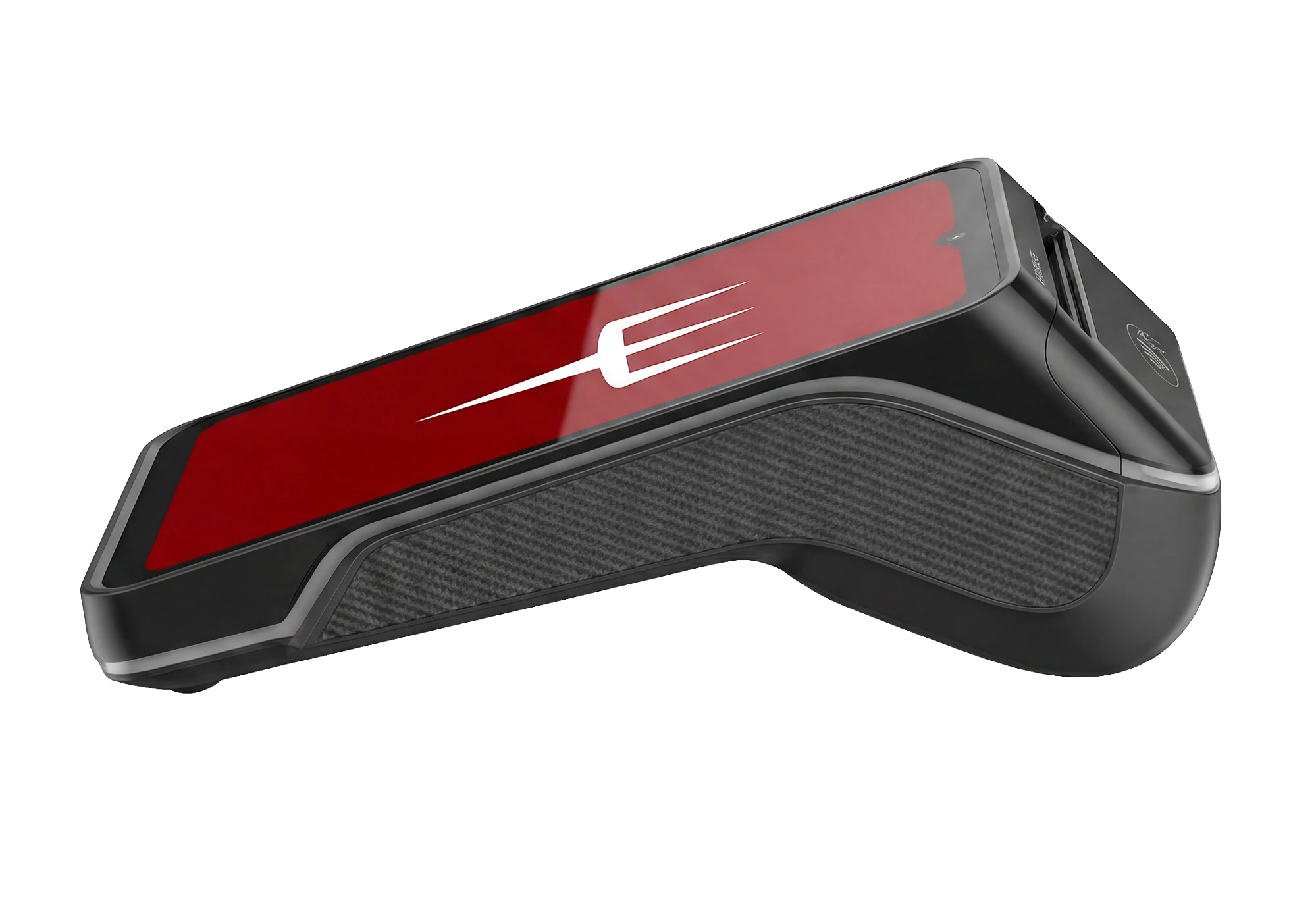 Hero banner modulu Foodzi Terminál zobrazující propojení FOODZI POS s platebním terminálem a průběh karetní platby